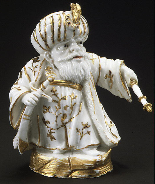 Dwarf as a Turkish pasha