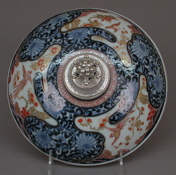 Bowl with cover and stand