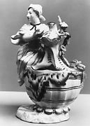 Condiment jar (one of a pair)