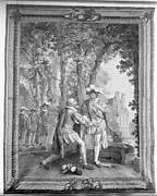 Sully at the Feet of Henri IV from a set of The History of France