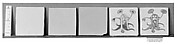 Set of five tiles