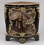 Corner Cupboard (Encoignure) (one of a pair)