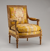 Armchair from Louis XVI's Salon des Jeux at Saint Cloud