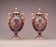 Vase with cover (Vase des âges) (one of a pair)