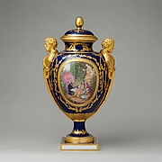 Vase with cover (Vase des âges) (one of a pair)
