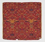 Textile with Crowned Double-Headed Eagles