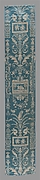 Panel with mythological figures and arabesques