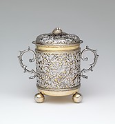 Two-handled cup with cover