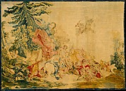 Bacchus and Ariadne from a set of The Loves of the Gods