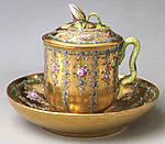 Cup with cover and saucer