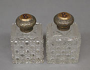Square bottle with cover
