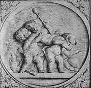 The youthful Bacchus Carried by Two Companions