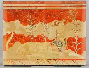 Reproduction of a fresco with a Griffin