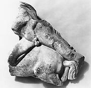 Marbe relief fragment with centaur and Lapith