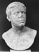 Marble portrait bust of a man