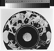 Terracotta kylix (drinking cup)