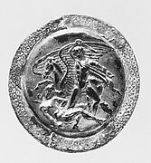 Two silver roundels