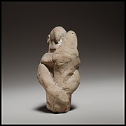 Two figures in a scene of childbirth
