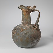 Glass jug with trefoil rim