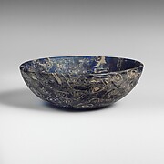 Mosaic glass bowl