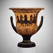 Terracotta calyx-krater (bowl for mixing wine and water)