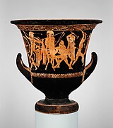 Terracotta calyx-krater (bowl for mixing wine and water)