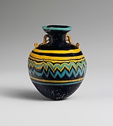 Glass aryballos (perfume bottle)