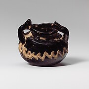 Miniature glass jar
