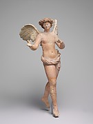 Terracotta statuette of Eros flying