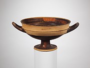 Terracotta kylix (drinking cup)
