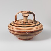 Terracotta stirrup jar