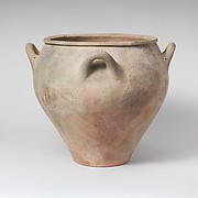 Terracotta krater (deep bowl) with four handles