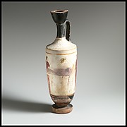 Terracotta lekythos (oil flask)