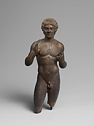 Bronze statuette of a youth