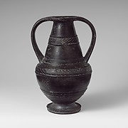 Terracotta Nicosthenic neck-amphora (jar)