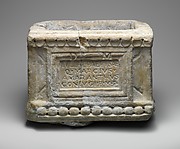 Marble cinerary chest