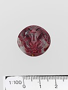Agate lentoid seal