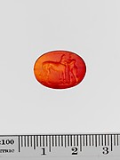 Carnelian scaraboid seal