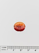 Carnelian scaraboid seal