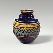 Glass aryballos (perfume bottle)