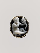 Sardonyx cameo of the infant Harpokrates