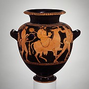 Terracotta stamnos (jar)