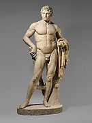 Marble statue of a youthful Hercules