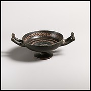 Terracotta kylix (drinking cup)