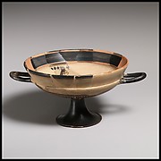 Terracotta kylix (drinking cup)