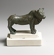 Bronze statuette of a bull