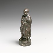 Bronze statuette of a boy in the pose of an orator