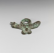 Bronze phallic amulet