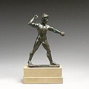 Bronze statuette of a hunter