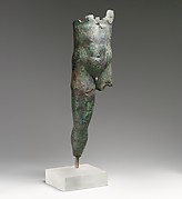 Bronze statuette of a man